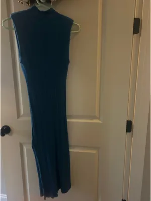 Le Lis midi blue sweater Dress thumbnail 5