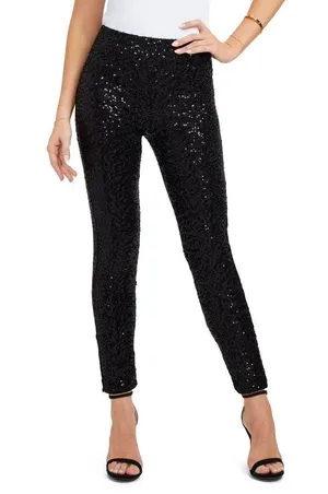 Sequin Costume Pants Black Size M thumbnail 1