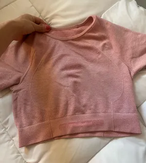 Pink Workout crop top Size M thumbnail 1
