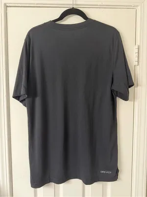 Nike COOGS Black Dri-Fit Tee with Orange Swoosh Women’s Large Collegiate Houston thumbnail 5
