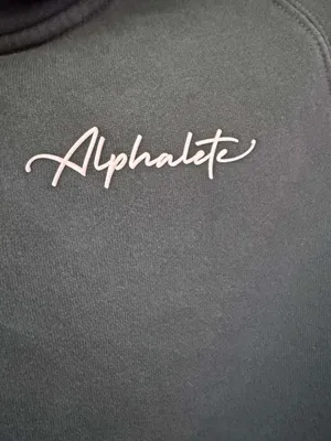 Alphalete Women's Cropped Long Sleeve Hoodie in Teal thumbnail 4