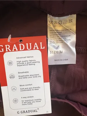 NEW G Gradual Medium Drawstring Straight Leg Pants NWT thumbnail 3