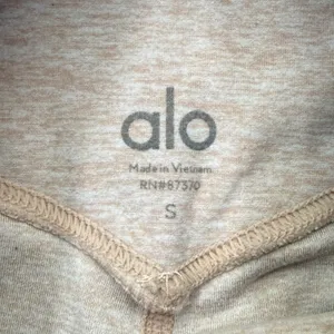 Alo Yoga Womens High Waist‎ Alosoft Coast Leggings Nectar Heather Pink Small thumbnail 6