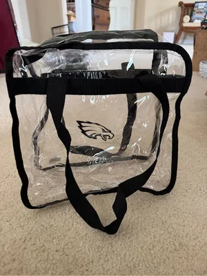 Clear Tote Bag with Black Trim thumbnail 2