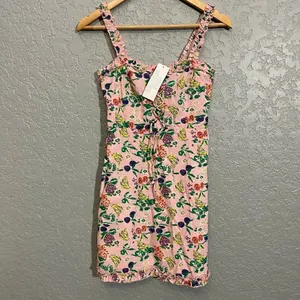 Urban Outfitters Pink Graphic Design Mini Dress thumbnail 3
