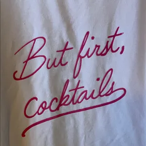 Wildfox Pink Sweatshirt - 'But First, Cocktails' thumbnail 3
