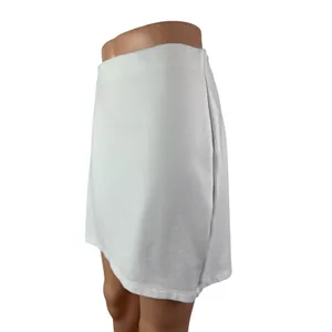 Aritzia Sunday Best Women's White High Waisted Pencil Mini Slip Skirt Size L thumbnail 2