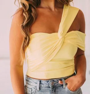 These Three Boutique Yellow Top thumbnail 1