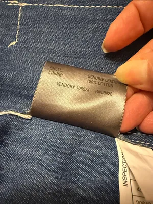 Wilson's Leather Light Blue Suede Button-Front Jean Jacket thumbnail 9