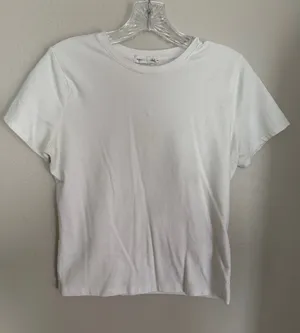 Good American White Crewneck Tee thumbnail 1