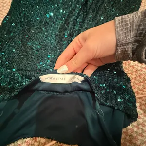 Green Sparkly Altar'd State Dress thumbnail 4
