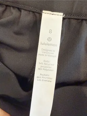 LULULEMON Essential High Rise Trouser Pants in Black size‎ 8 Pleated Front Ankle thumbnail 8
