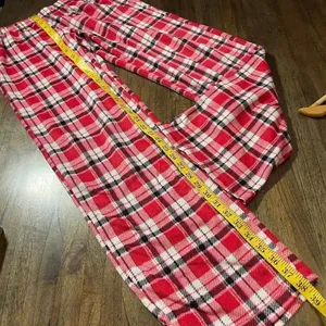 Flirtitude Plaid Fleece Pajama Pants Small thumbnail 5