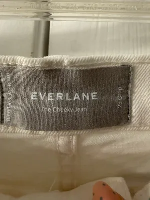Everlane Cream Straight-Leg Jeans thumbnail 2