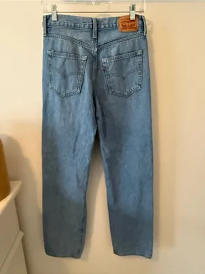 Levi's High-Rise Light Blue Wide-Leg Jeans thumbnail 3