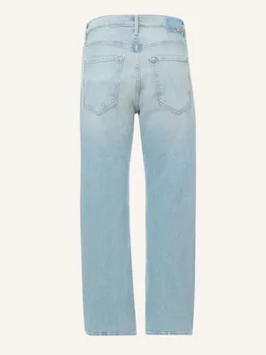 Mother The Ditcher Crop Color-block Denim Jeans, Pre-Party, Size 28 thumbnail 2