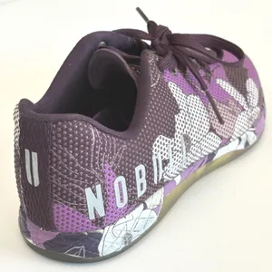 NOBULL Project Magnolia SuperFabric Cross Training Shoes Sz 7 Purple Floral Gym thumbnail 2