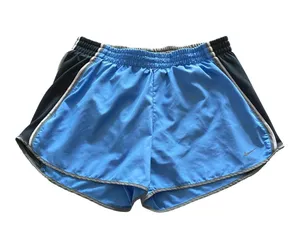 Blue and gray dri fit shorts, elastic waist, inside pocket, excellent condition, size medium Measurements: Waist: side to side 14-17 inches thumbnail 1