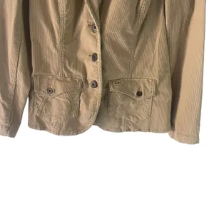Levi's Levi Strauss Women's‎ Size Small Corduroy Tan Button Up Jacket thumbnail 3