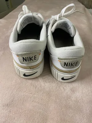 Nike Womens Court Legacy Lift White Black Hemp Shoes Size 8.5 thumbnail 3