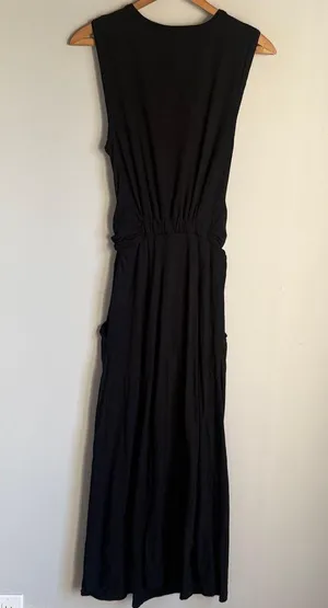 ALEXANDER WANG Cotton Jersey Twist Front Muscle Dress Medium thumbnail 3