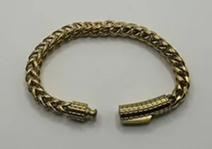 Womens Franco Bracelet 7 Inch Real Gold Dainty Box Link Plated Layering Stack thumbnail 1