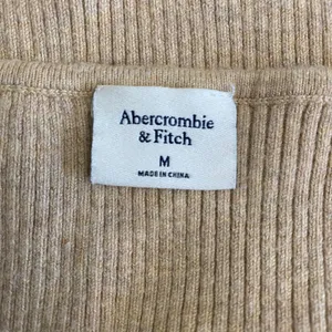 Abercrombie & Fitch Sweetheart Corset Knit Bodysuit‎ Women’s Size M Tan thumbnail 2