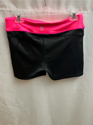 Traction by NY Apparel Black & Hot Pink Athletic Shorts Size M thumbnail 2