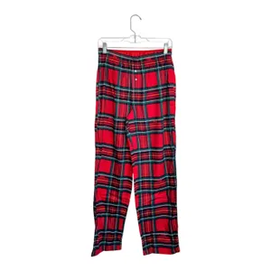 Victoria’s Secret PINK Pajama Pants Red Tartan Plaid Sleepwear thumbnail 3