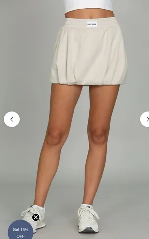 Gold Hinge bubble skirt thumbnail 1