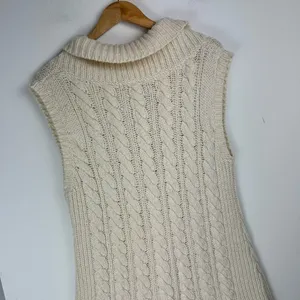 Eddie Bauer Cable Knit Sweater Vest Cardigan Sz Large Wool Blend Button Front thumbnail 14