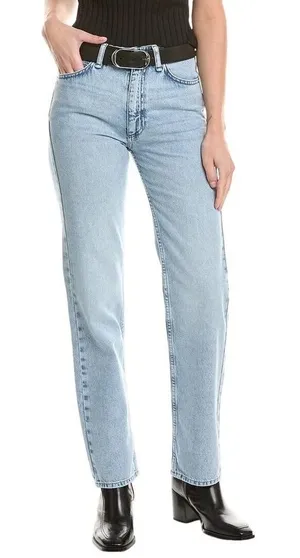 Rag &‎ Bone Hattie Mid Rise Full Length Straight Leg Jeans Light Wash Size 25 thumbnail 1