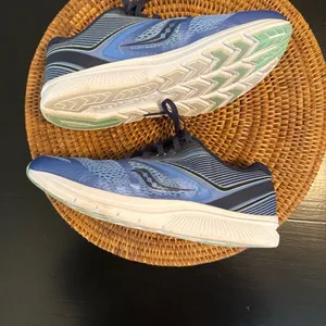 Saucony everun kinvara 9 Blue and Green Athletic‎ Sneakers thumbnail 7