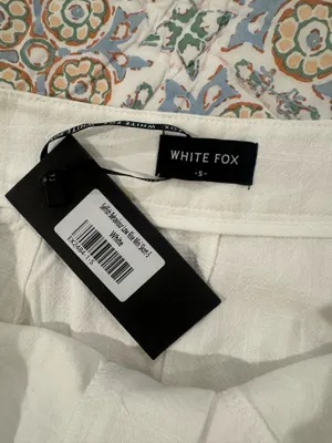 White fox mini skirt thumbnail 5