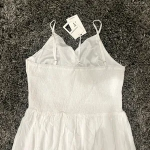 Jasambac Lace Accent Maxi Dress in White, Size M​​​​​ thumbnail 5