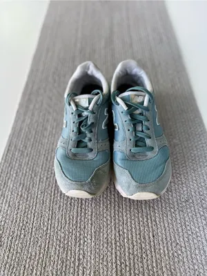 New Balance 311 Light Blue Silver Suede Leather Size 8.5 thumbnail 9