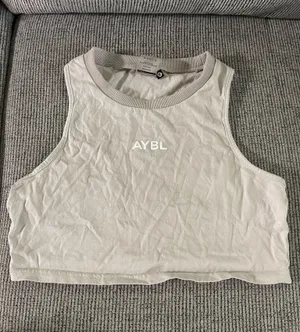 AYBL racer back cropped tank thumbnail 1