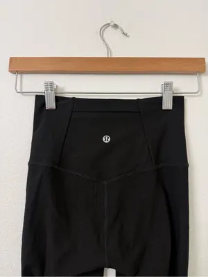 {2} Lululemon Mapped Out High-Rise Tight 28" Black / Black thumbnail 8