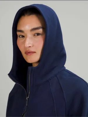 Lululemon Scuba Oversized Half-Zip Hoodie XS Small Night Sea Blue Lounge Cozy thumbnail 4