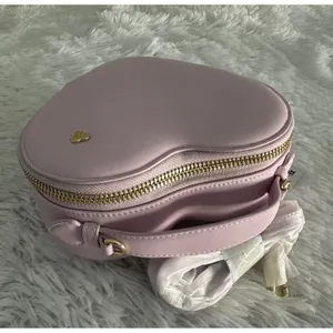 NWT Stoney Clover Lane heart-shaped Lilac Crossbody Bag Handbag thumbnail 4