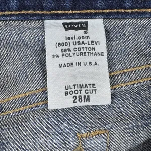 Vintage LEVI'S Jeans Womens 28 90's Made in USA Premium Ultimate Bootcut Y2K thumbnail 5