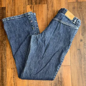 Vintage Tommy Hilfiger Bootcut Jeans Size 8 Dark Blue Y2K thumbnail 1