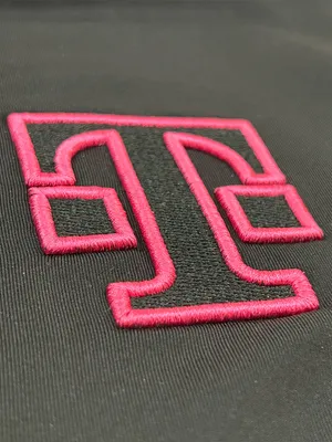 T-Mobile Black & Pink Full Zip Up Reversible Hoodie Sweatshirt Women’s Size L thumbnail 4