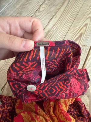 Free People Mixed Print Tiered Sleeveless Top size S thumbnail 3