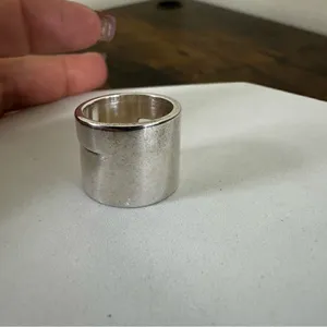 Gucci G Logo Sterling Silver Ring W/ Certificate‎ of Authenticity Size 5.5 thumbnail 4