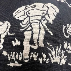 Vintage New Identity Elephant & Giraffe Safari Print Tapestry Jacket thumbnail 5
