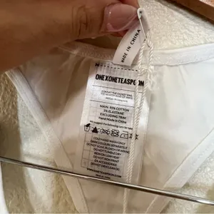 One Teaspoon white crop Racerback bralette NEW XS EXTRA SMALL thumbnail 7