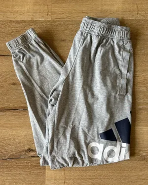 Adidas Grey Athletic Joggers thumbnail 1