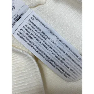 NEW Abercrombie & Fitch Cream Sleeveless Rib Knit Cami Camisole Crop Tank Top L thumbnail 5