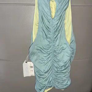 Anthropologie Pilcro‎ NWT Ruched Reversible Tank Top Light Sky Blue XS thumbnail 9